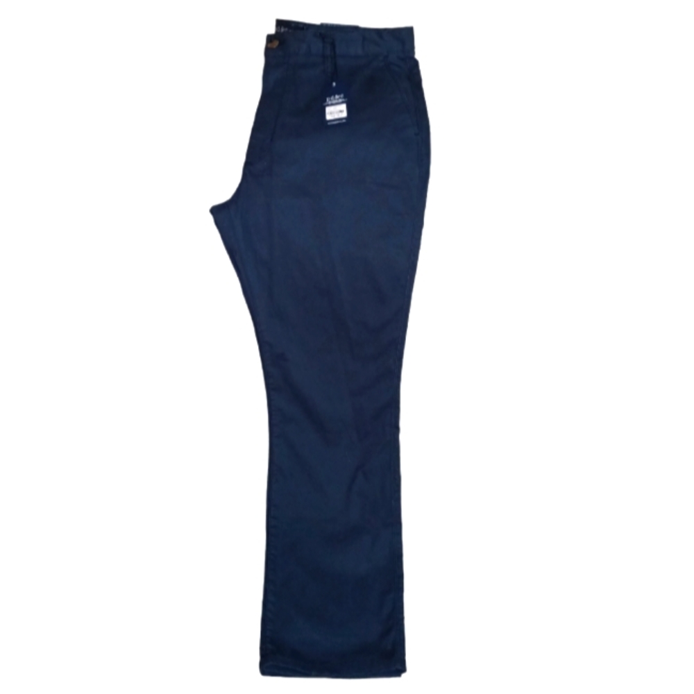 New Pd&C Men's 36/30 Slim Fit Stretch Twill Navy Blue Pants NWT